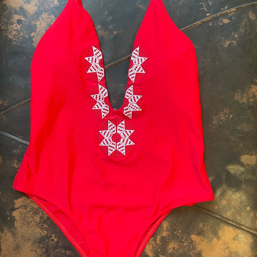 Sexy red one piece!